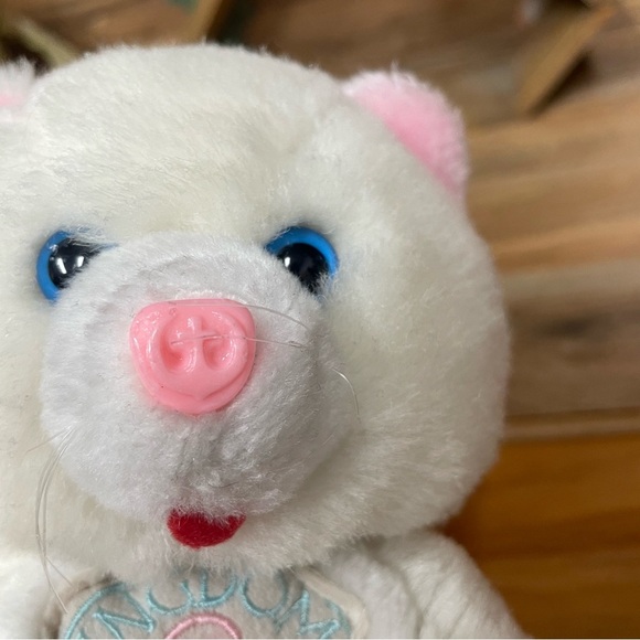 Kingdom kitten vintage cat plush toy white cross button nose Matthew 16:19 - Picture 2 of 8